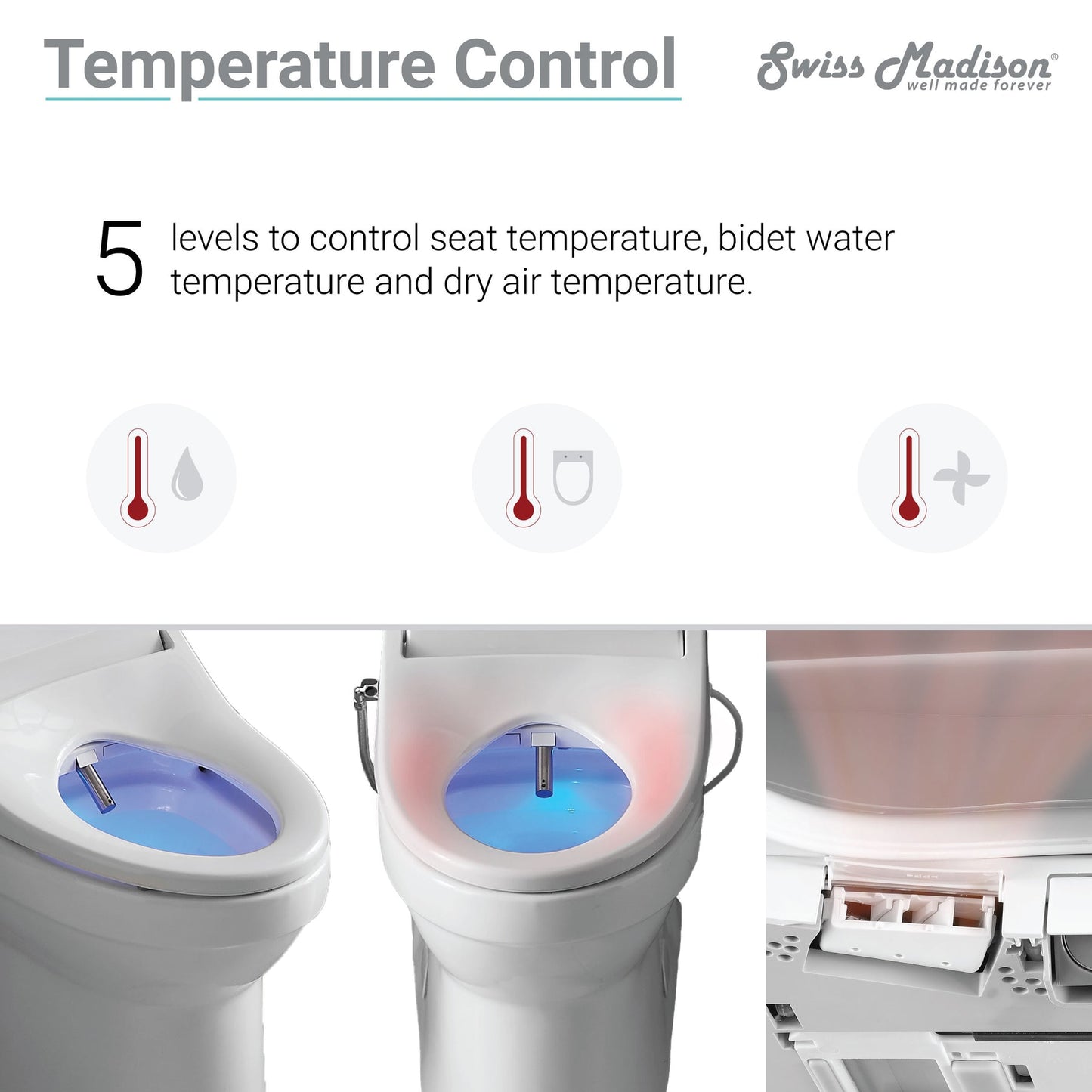 Virage One-Piece Toilet with Vivante Smart Seat Bidet 1.1/1.6 gpf