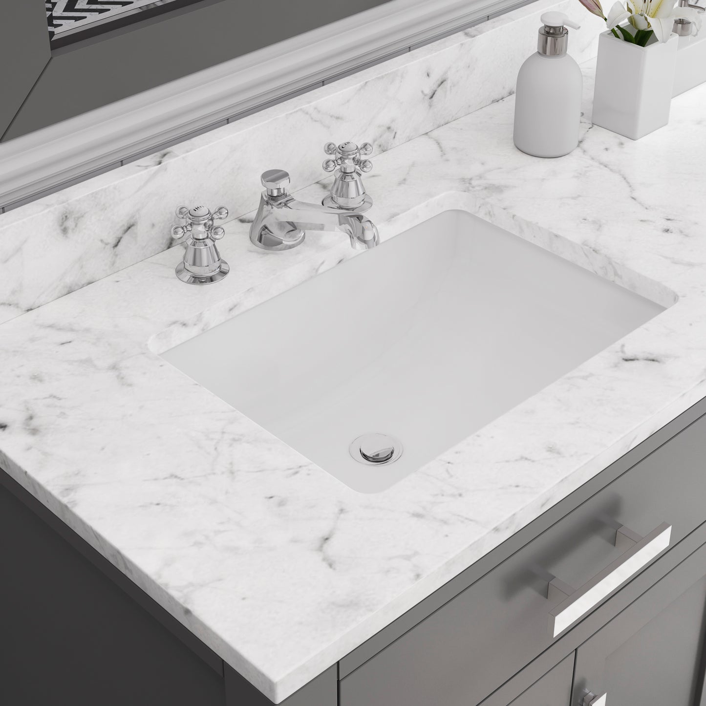 72 Inch Double Sink Bathroom Vanity set. The Madison Collection