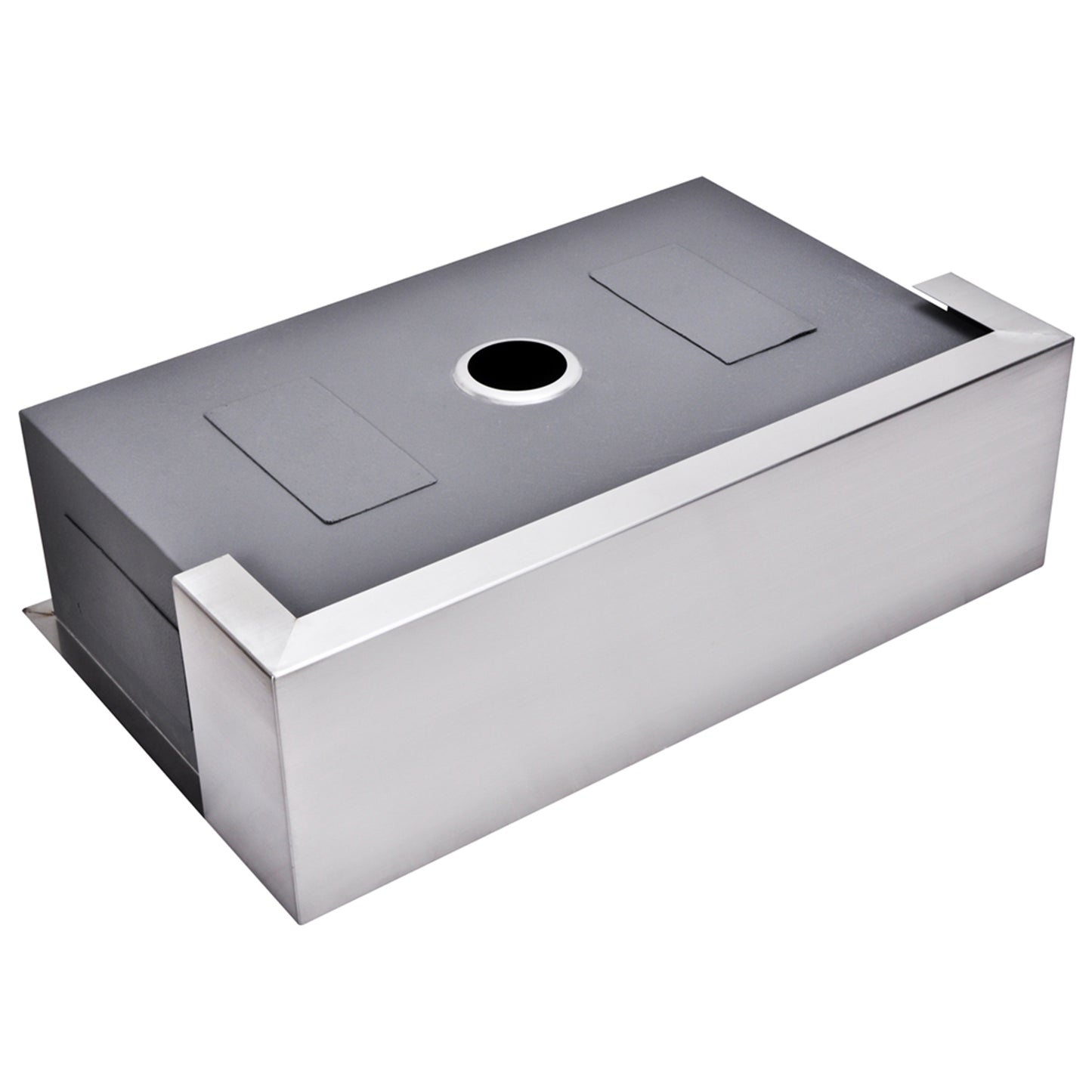 33 Inch X 22 Inch Single Bowl Stainless Kitchen Sink With Drain, Strainer, And Bottom Grid