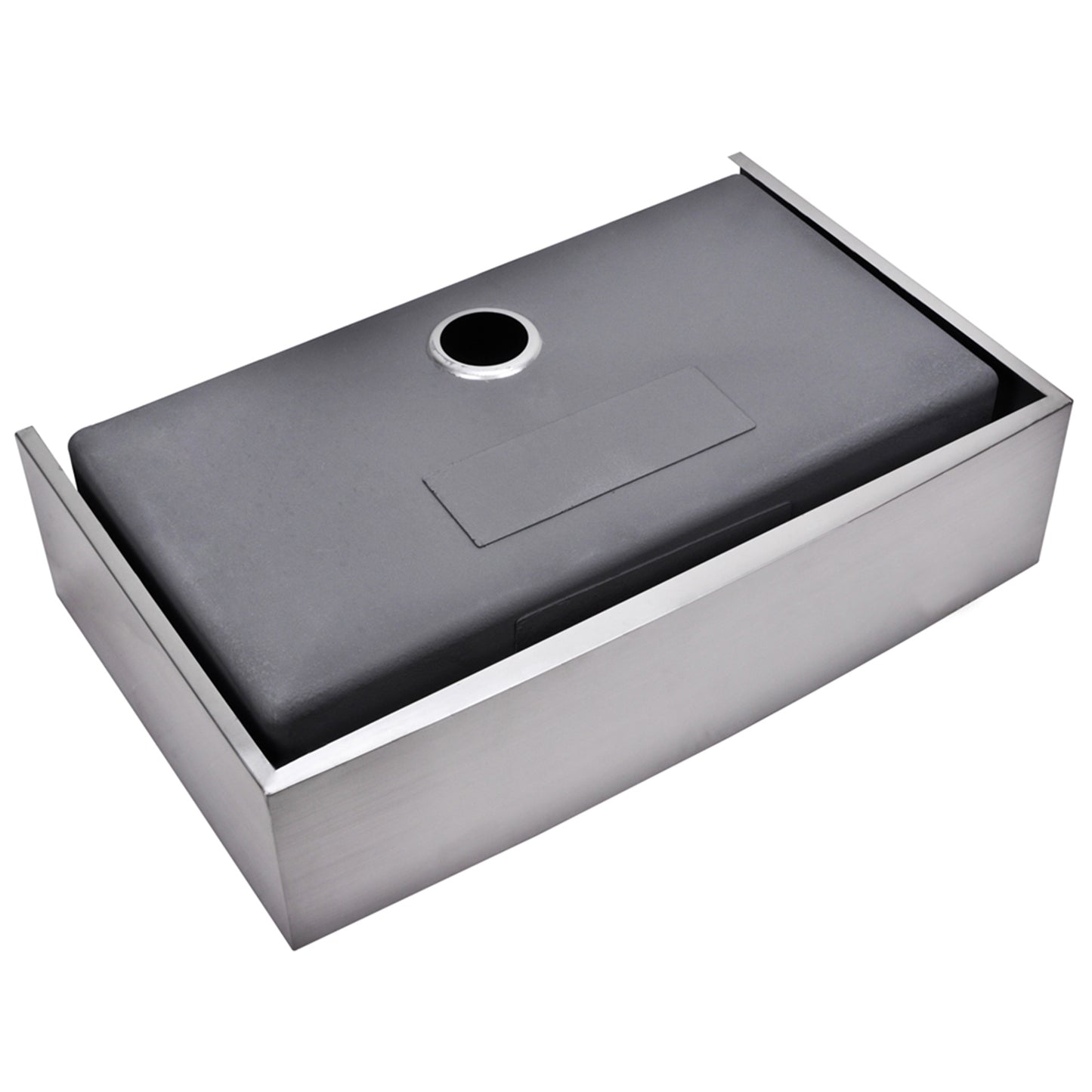 36 X 22 Inch 15mm Corner Radius Single Bowl Stainless Steel Kitchen Sink set