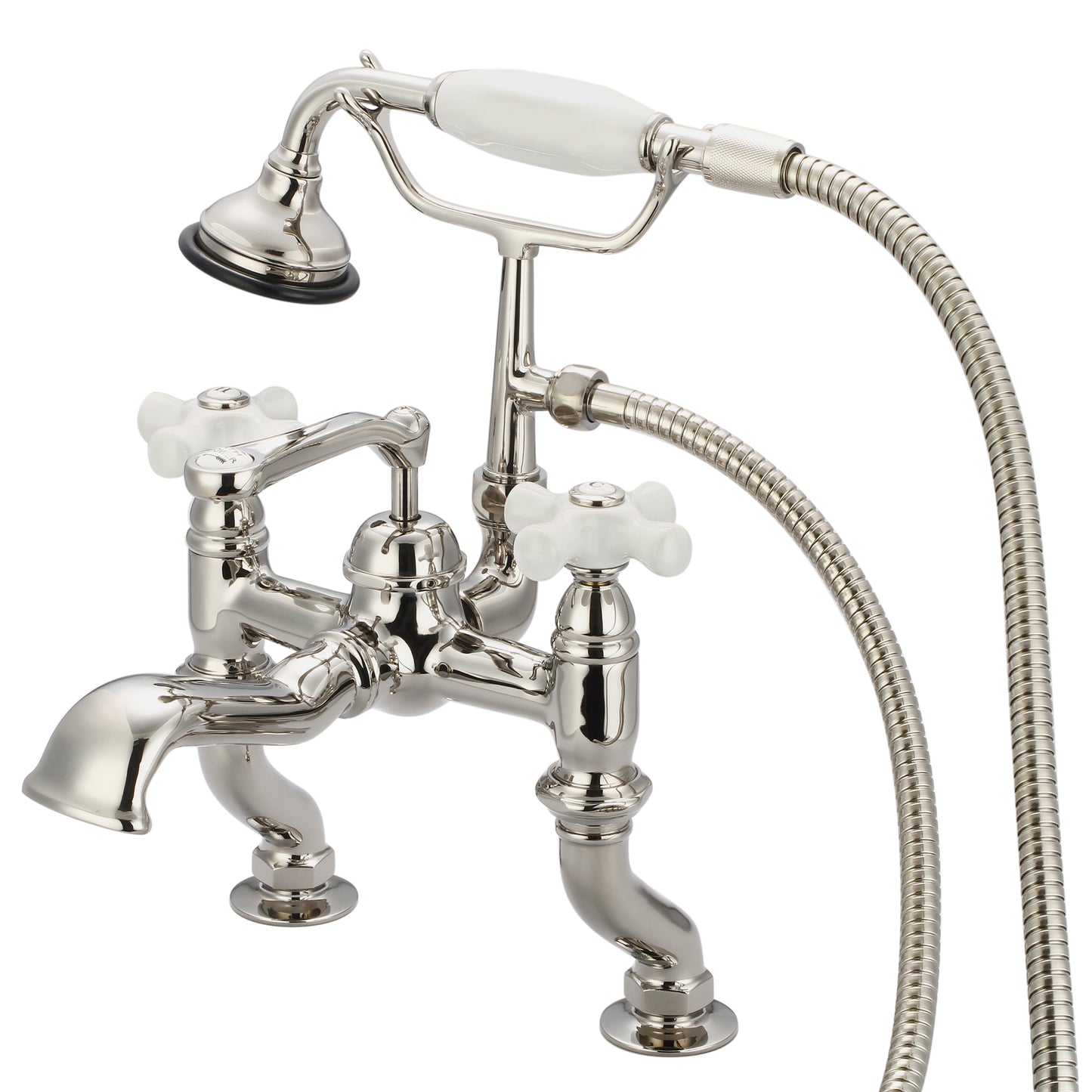 Vintage Classic Tub Faucet With Lever & Cross Handles