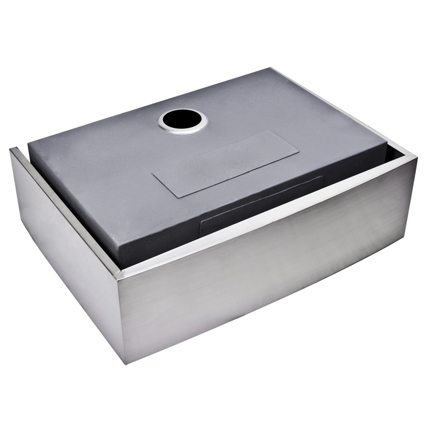 30 Inch X 22 Single Bowl Kitchen Sink With Drain, Strainer, And Bottom Grid