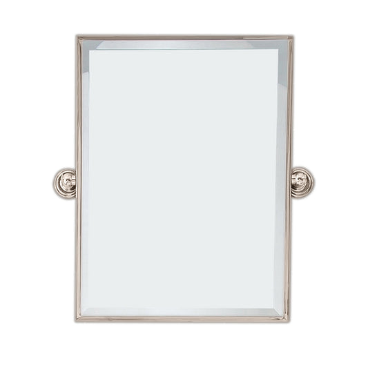 Metal Rectangular Mirror 18" X 24" In Multi Finish