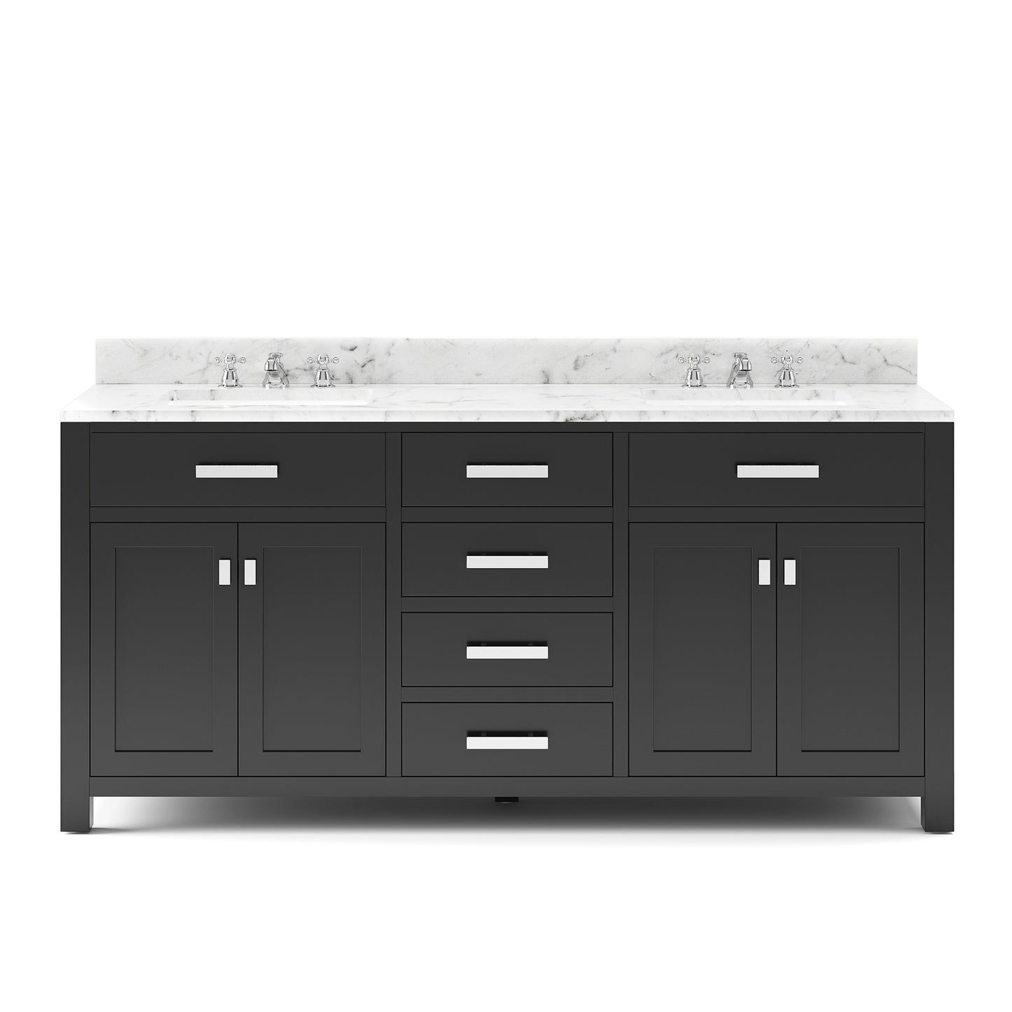 72 Inch Double Sink Bathroom Vanity set. The Madison Collection