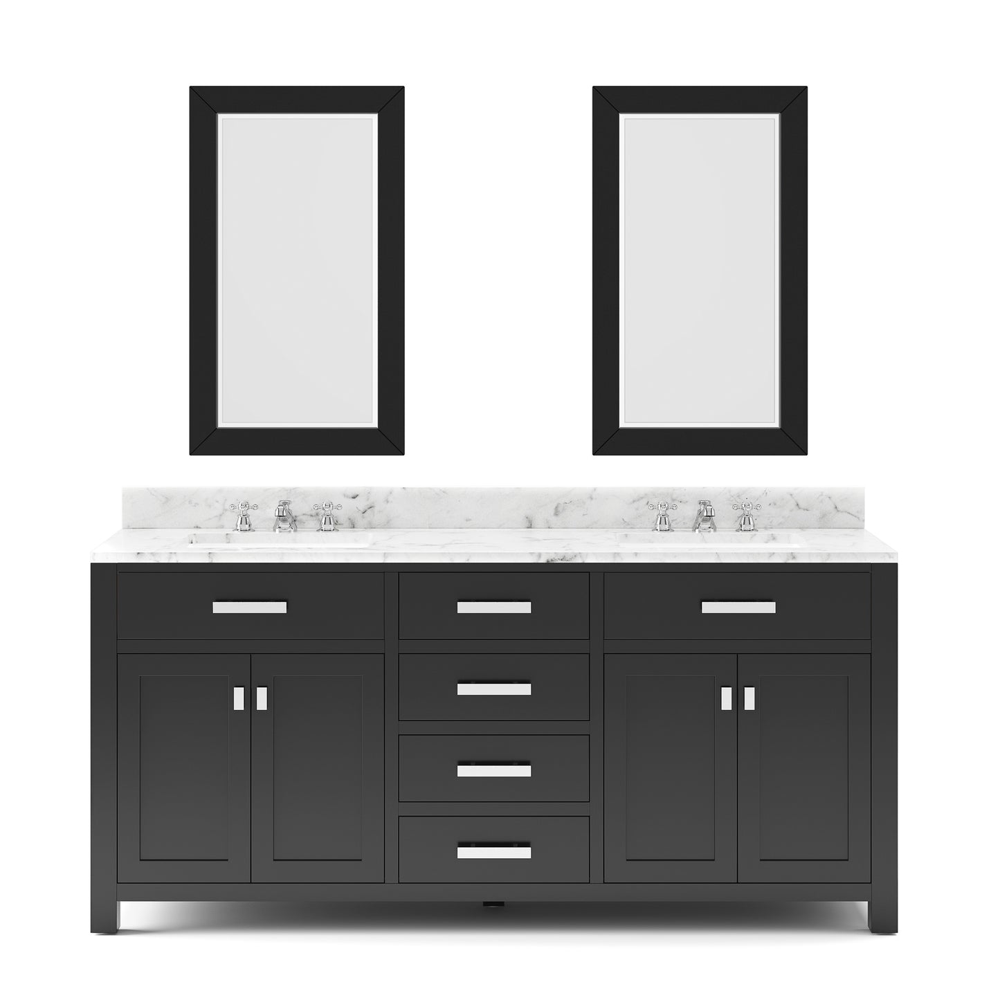 72 Inch Double Sink Bathroom Vanity set. The Madison Collection