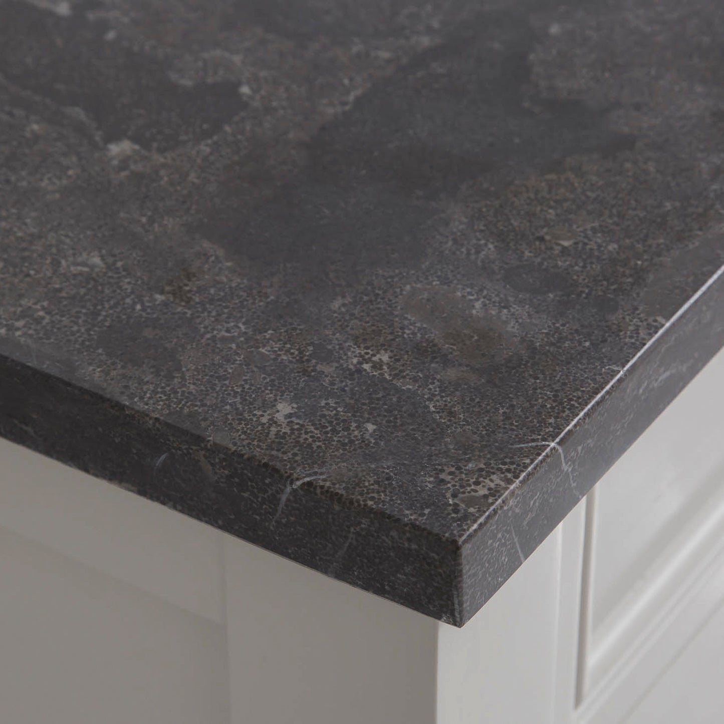Potenza 72" Bathroom Vanity in Earl Grey with Blue Limestone Top set