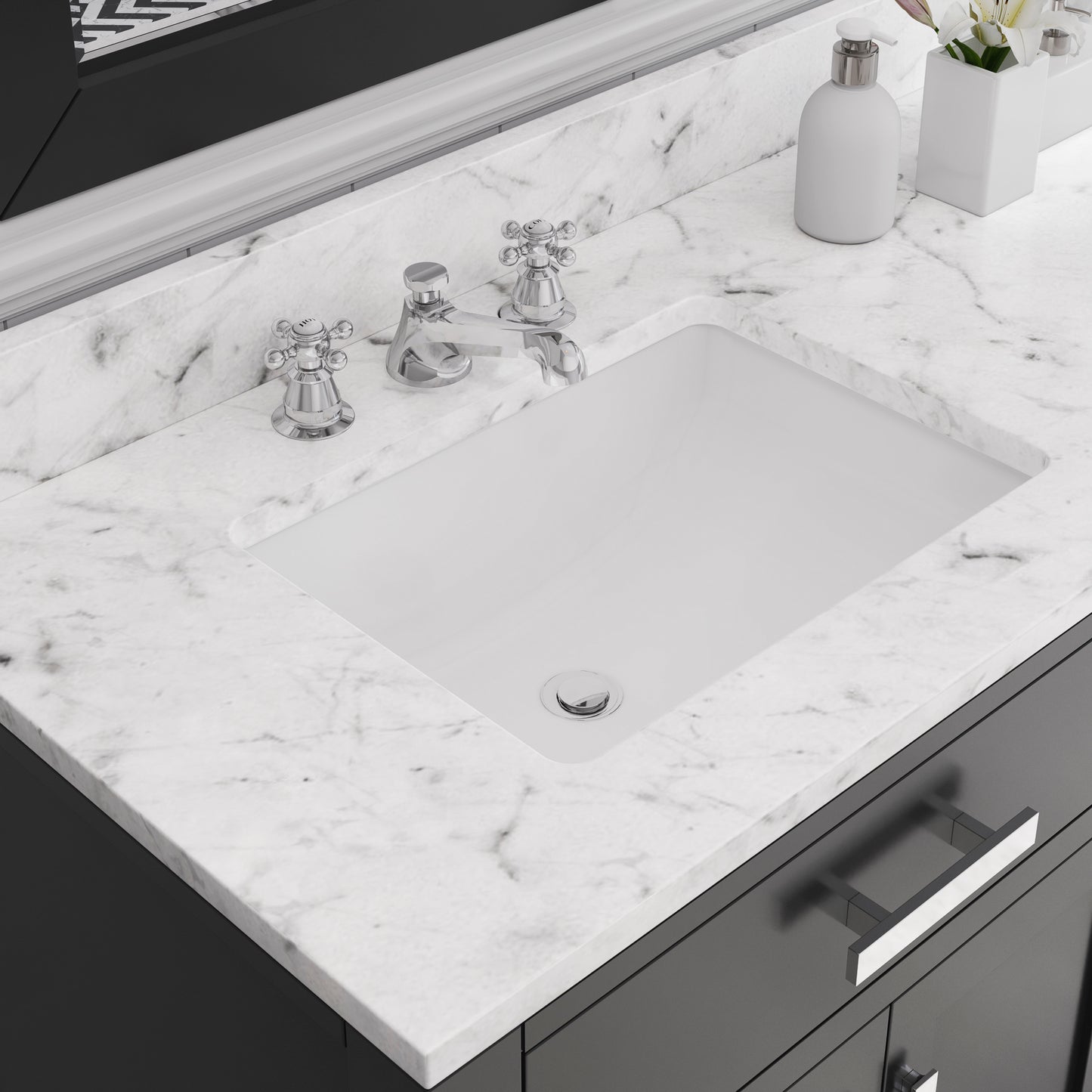 72 Inch Double Sink Bathroom Vanity set. The Madison Collection