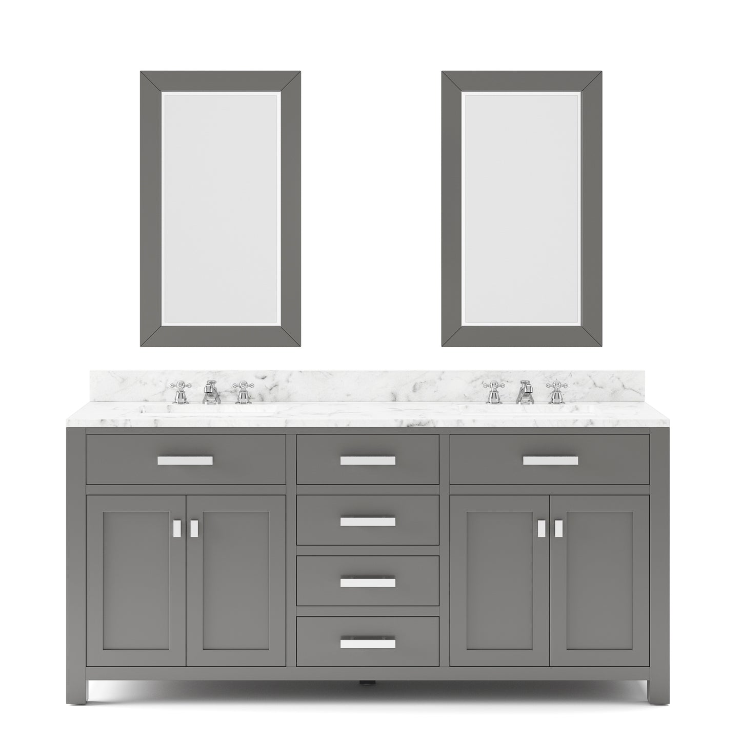 72 Inch Double Sink Bathroom Vanity set. The Madison Collection