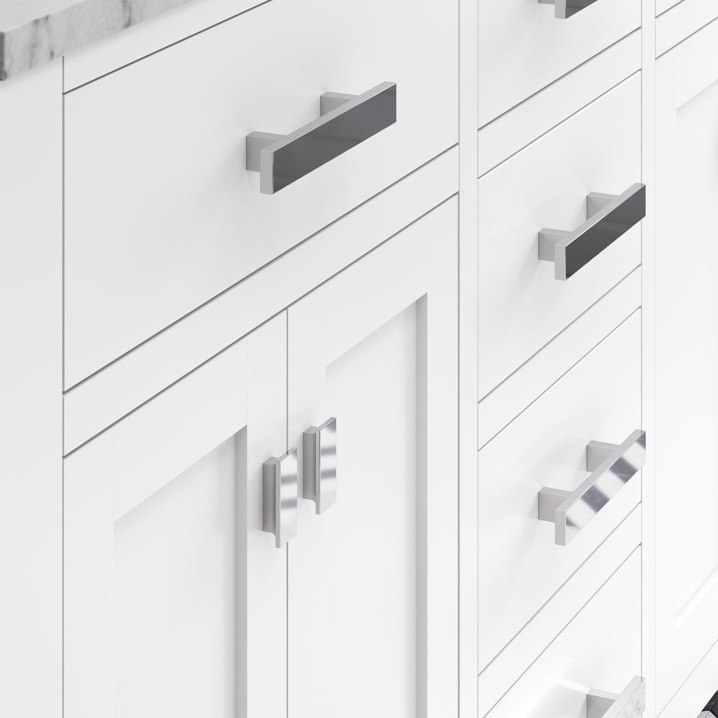 60 Inch Double Sink Bathroom Vanity set The Madison Collection