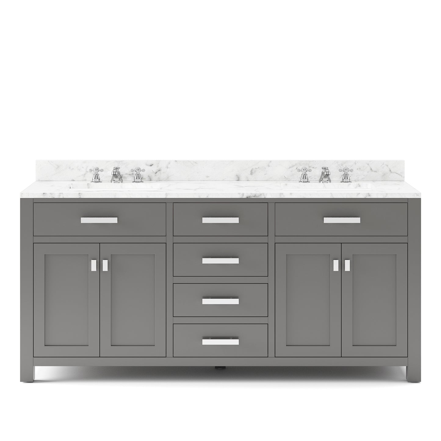 72 Inch Double Sink Bathroom Vanity set. The Madison Collection