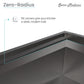 Tourner 33" x 22" Stainless Steel, Single Basin, Farmhouse Kitchen Workstation Sink with Apron in Multi Colors