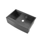 Tourner 33" x 22" Stainless Steel, Single Basin, Farmhouse Kitchen Workstation Sink with Apron in Multi Colors