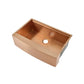 Tourner 33" x 22" Stainless Steel, Single Basin, Farmhouse Kitchen Workstation Sink with Apron in Multi Colors