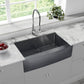 Rivage 33" x 21" Stainless Steel, Single Basin, Farmhouse Kitchen Sink with Apron in Multi Color
