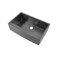 Rivage 33" x 21" Stainless Steel, Single Basin, Farmhouse Kitchen Sink with Apron in Multi Color