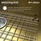 Rivage 33" x 21" Stainless Steel, Single Basin, Farmhouse Kitchen Sink with Apron in Multi Color