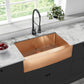 Rivage 33" x 21" Stainless Steel, Single Basin, Farmhouse Kitchen Sink with Apron in Multi Color