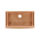 Rivage 33" x 21" Stainless Steel, Single Basin, Farmhouse Kitchen Sink with Apron in Multi Color