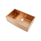 Rivage 33" x 21" Stainless Steel, Single Basin, Farmhouse Kitchen Sink with Apron in Multi Color