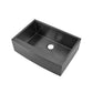 Rivage 30" x 21" Stainless Steel, Single Basin, Farmhouse Kitchen Sink with Apron in Multi Colors