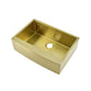 Rivage 30" x 21" Stainless Steel, Single Basin, Farmhouse Kitchen Sink with Apron in Multi Colors