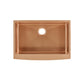 Rivage 30" x 21" Stainless Steel, Single Basin, Farmhouse Kitchen Sink with Apron in Multi Colors