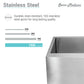 Tourner 30" x 21" Stainless Steel, Single Basin, Farmhouse Kitchen Sink with Apron