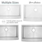 Tourner 30" x 21" Stainless Steel, Single Basin, Farmhouse Kitchen Sink with Apron
