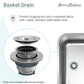Tourner 30" x 21" Stainless Steel, Single Basin, Farmhouse Kitchen Sink with Apron