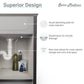 Tourner 30" x 21" Stainless Steel, Single Basin, Farmhouse Kitchen Sink with Apron