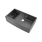 Rivage 36" x 21" Stainless Steel, Single Basin, Farmhouse Kitchen Sink with Apron in Multi Colors