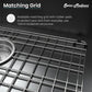 Rivage 36" x 21" Stainless Steel, Single Basin, Farmhouse Kitchen Sink with Apron in Multi Colors