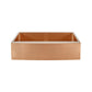 Rivage 36" x 21" Stainless Steel, Single Basin, Farmhouse Kitchen Sink with Apron in Multi Colors
