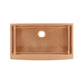 Rivage 36" x 21" Stainless Steel, Single Basin, Farmhouse Kitchen Sink with Apron in Multi Colors