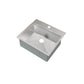 Ravi Single Basin 25 x 22 Topmount Kitchen Workstation Sink