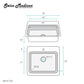 Ravi Single Basin 25 x 22 Topmount Kitchen Workstation Sink