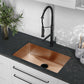 Rivage 30 x 18 Stainless Steel, Single Basin, Undermount Kitchen Sink, Multi Colors