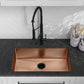 Rivage 30 x 18 Stainless Steel, Single Basin, Undermount Kitchen Sink, Multi Colors