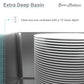 Rivage 30 x 18 Stainless Steel, Single Basin, Undermount Kitchen Sink, Multi Colors