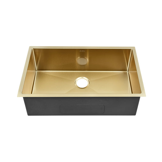 Rivage 32 x 19 Stainless Steel, Single Basin, Undermount Kitchen Sink, Multi Colors