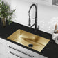Rivage 32 x 19 Stainless Steel, Single Basin, Undermount Kitchen Sink, Multi Colors