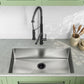 Rivage 32 x 19 Stainless Steel, Single Basin, Undermount Kitchen Sink, Multi Colors