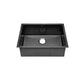 Tourner 27" x 19" Stainless Steel, Single Basin, Undermount Kitchen Sink in Multi Colors