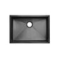 Tourner 27" x 19" Stainless Steel, Single Basin, Undermount Kitchen Sink in Multi Colors