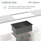 Tourner 27" x 19" Stainless Steel, Single Basin, Undermount Kitchen Sink in Multi Colors