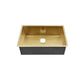 Tourner 27" x 19" Stainless Steel, Single Basin, Undermount Kitchen Sink in Multi Colors