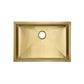 Tourner 27" x 19" Stainless Steel, Single Basin, Undermount Kitchen Sink in Multi Colors