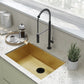 Tourner 27" x 19" Stainless Steel, Single Basin, Undermount Kitchen Sink in Multi Colors