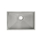 Tourner 27" x 19" Stainless Steel, Single Basin, Undermount Kitchen Sink in Multi Colors