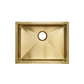 Rivage 23 x 18 Stainless Steel, Single Basin, Undermount Kitchen Sink, in Multi colors